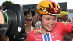 Sigrid Haugset Claims Stunning Victory in Stage Three of Tour de France Femmes Avec Zwift