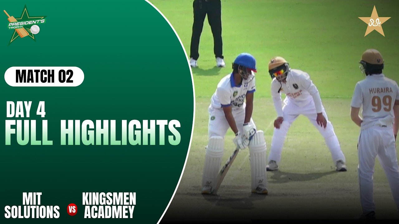 Day 4 Full Highlights | MIT Solutions v Kingsmen Academy | President Trophy | MZK1J