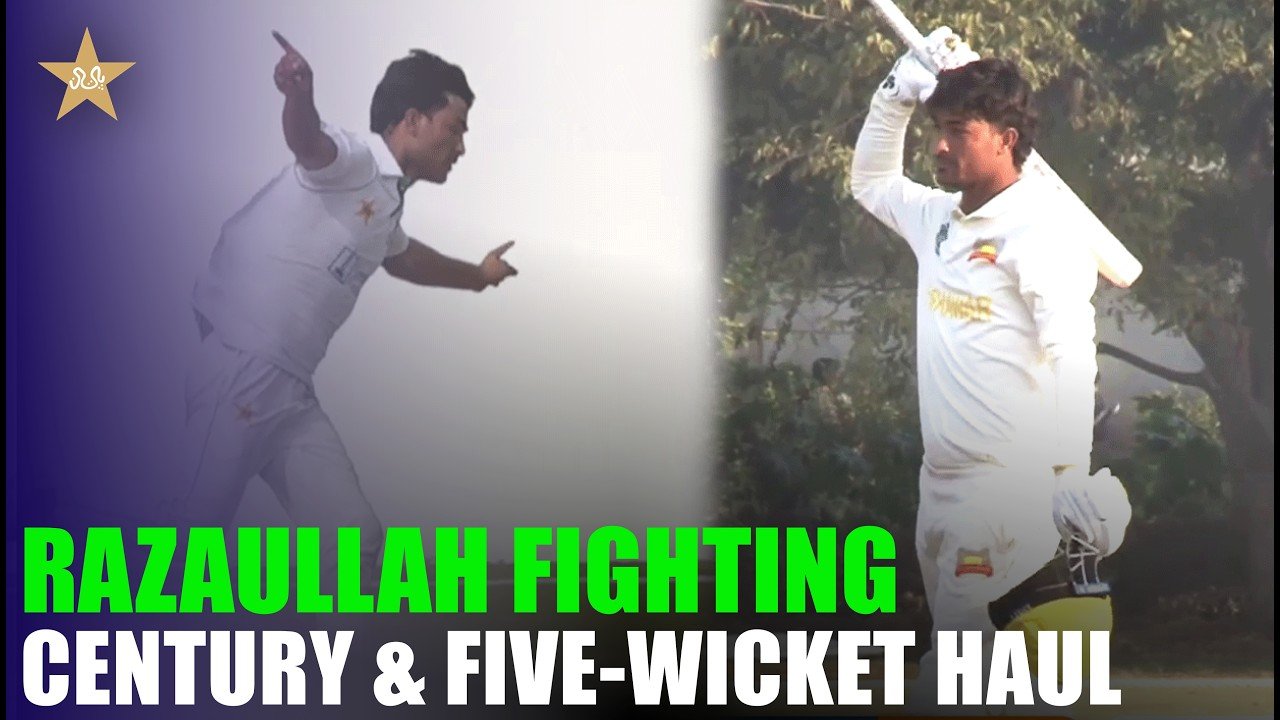 Razaullah's Fighting Century & Five-Wicket Haul | Outstanding All-Round Performance 🏏| PCB | MA2K