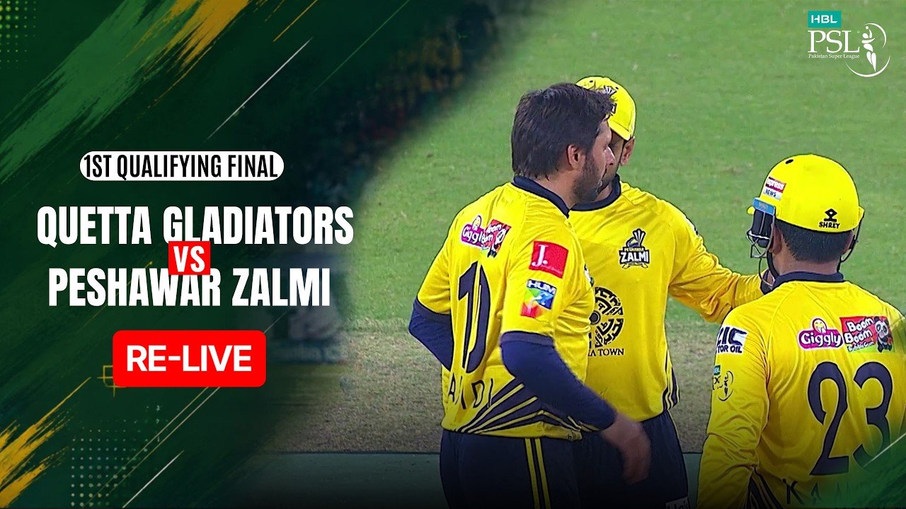 Re-Live | Quetta Gladiators vs Peshawar Zalmi | 1st Qualifying Final | HBL PSL 2016 |  MB2J