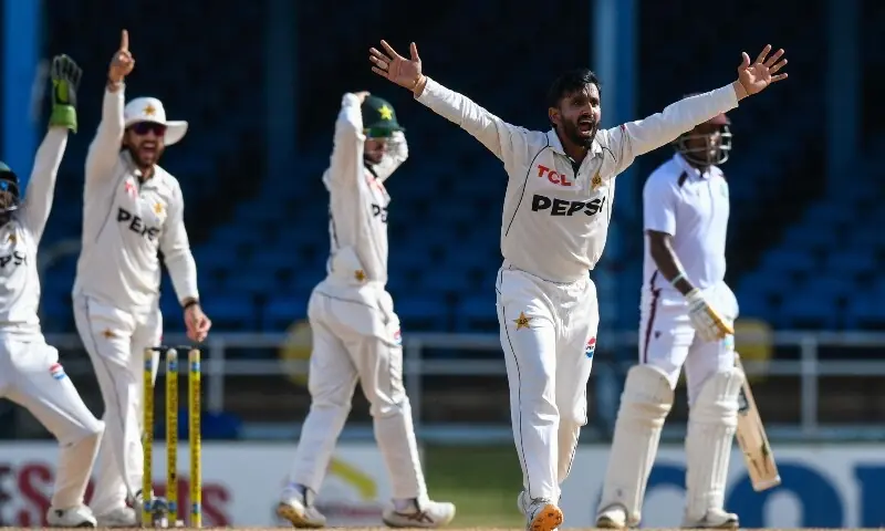 Pakistan Poised for Series-Equalizing Win Against West Indies in Trinidad Test