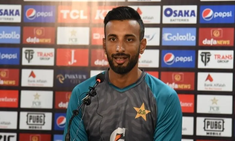 Shan Masood Out of Second Test Against West Indies Due to Finger Injury