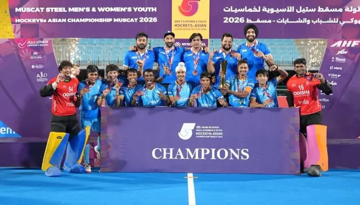 India Secures Youth Hockey5s Asian Championship Title with Victory Over Pakistan