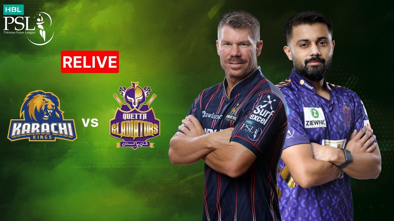 Re-Live | Quetta Gladiators vs Karachi Kings | Match 15 | HBL PSL X | M2M1J