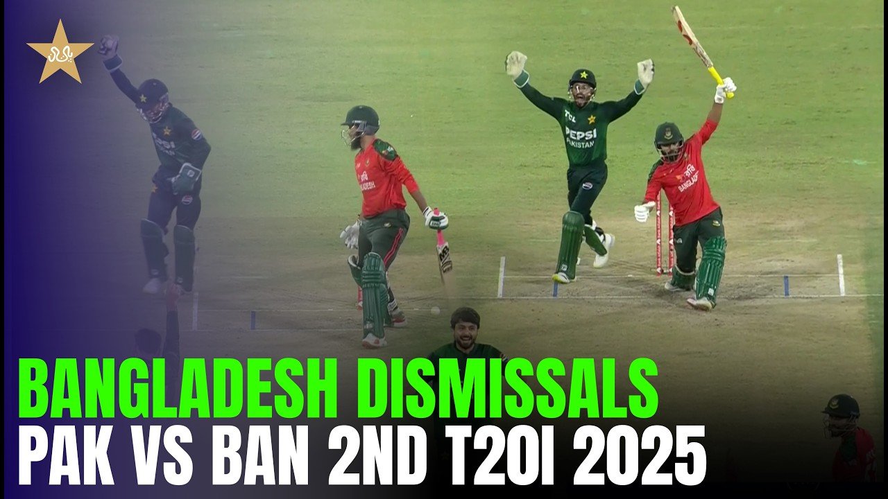 Every Bangladesh Wicket! 😱 | Pakistan vs Bangladesh | 2nd T20I 2025 | MR1T