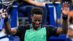 Monfils wins on 40th birthday as Zverev celebrates at 2am