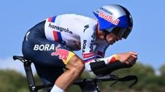 Primoz Roglic Advances in General Classification at Vuelta a España Time Trial