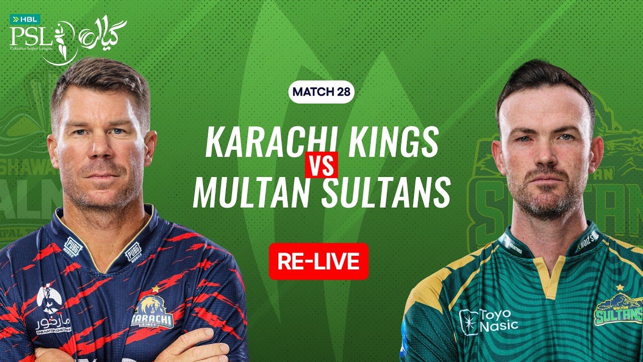 Re-Live | Multan Sultans vs Karachi Kings | Match 28 | HBL PSL 11 | MZB1J