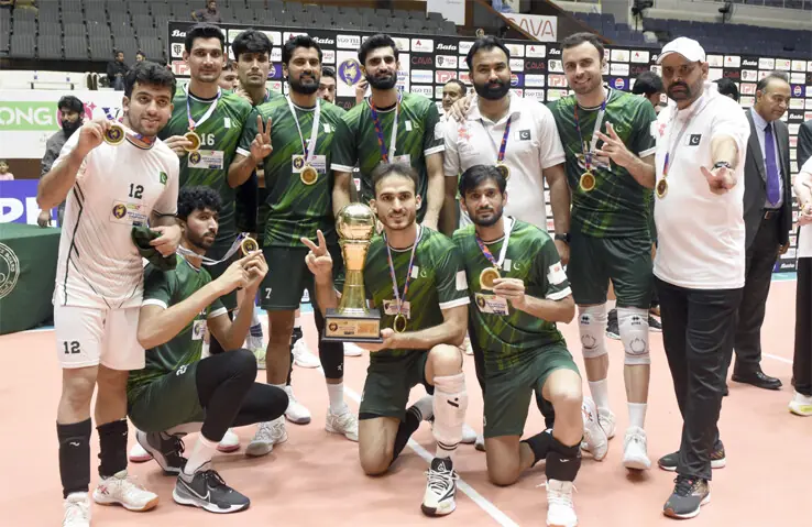 Pakistan Secures CAVA Volleyball Championship Title with Victory Over Bangladesh
