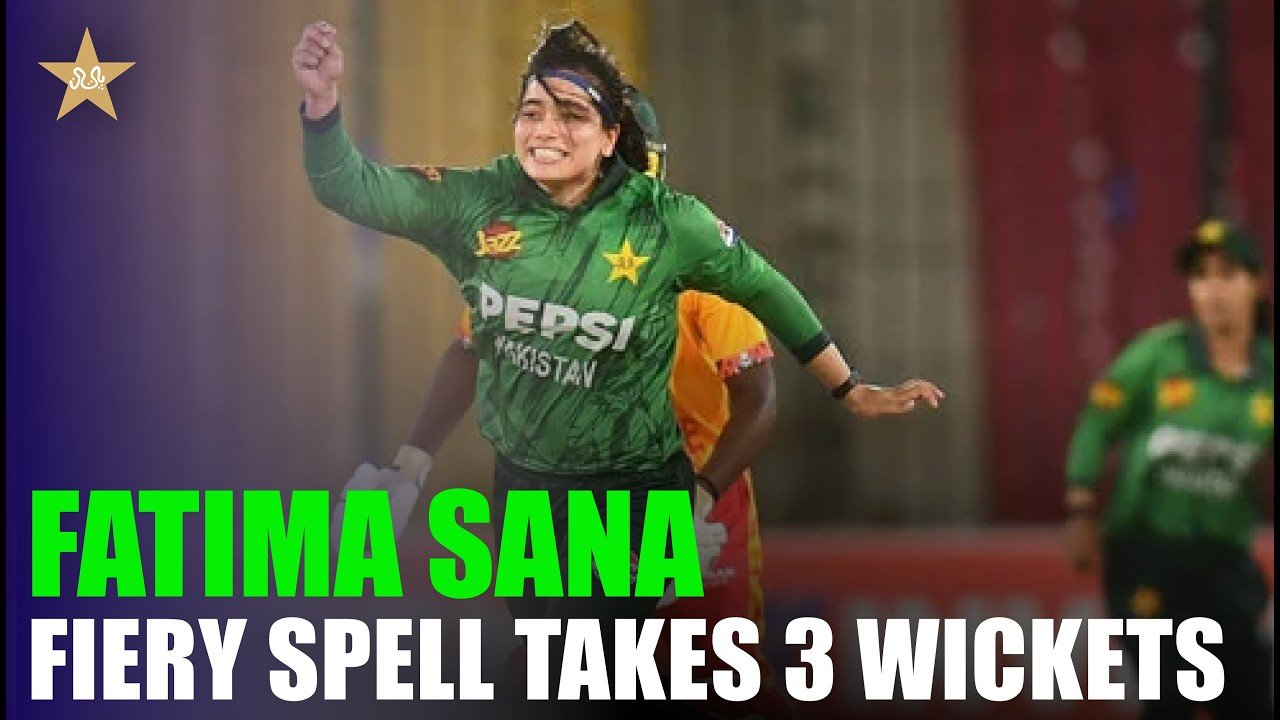 Fatima Sana On Fire! 🔥 Brilliant 3-Wicket Haul vs Zimbabwe | 1st T20I 2026 | PCB | MR1K