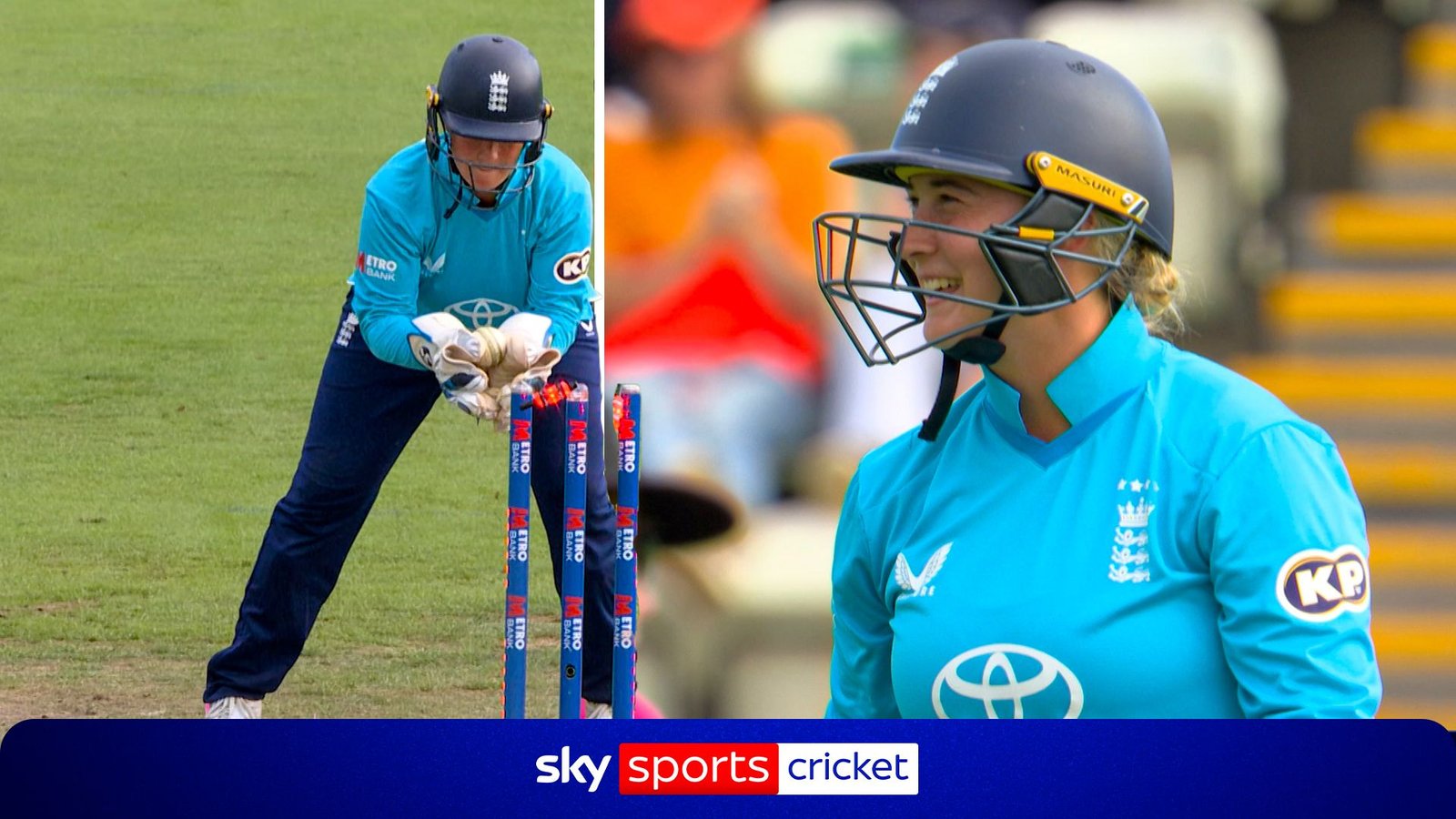 Alice Capsey Impresses with Two Stumpings in Third ODI Against Ireland