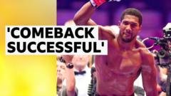 Anthony Joshua Overcomes Early Knockdowns to Defeat Kristian Prenga in Saudi Arabia
