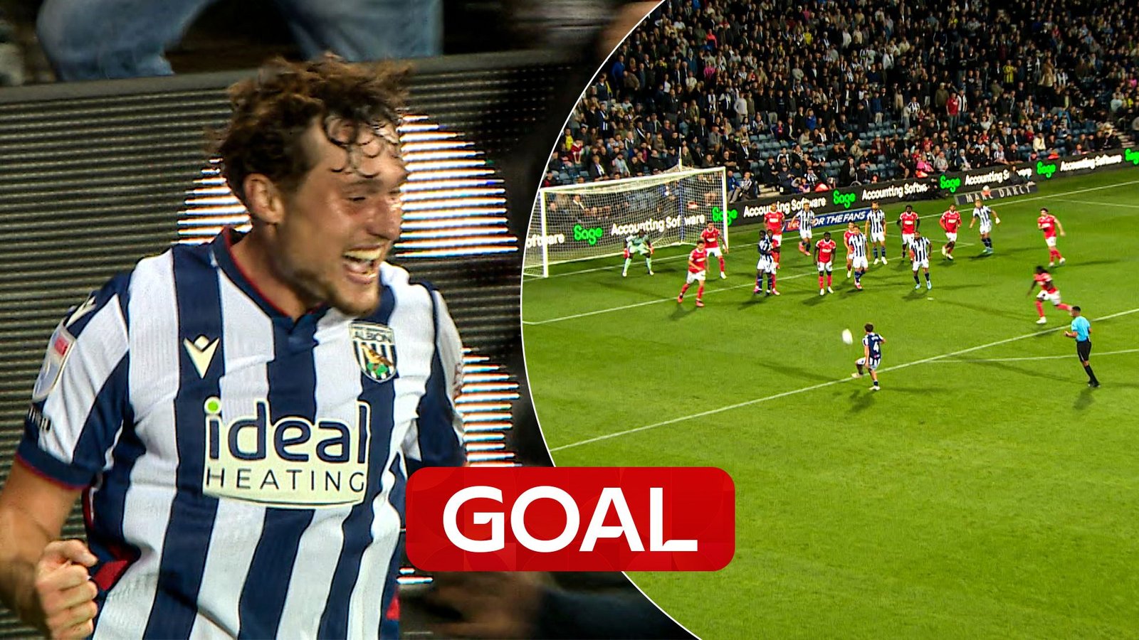 Callum Styles Scores Stunning Half-Volley to Give West Brom Lead Over Charlton