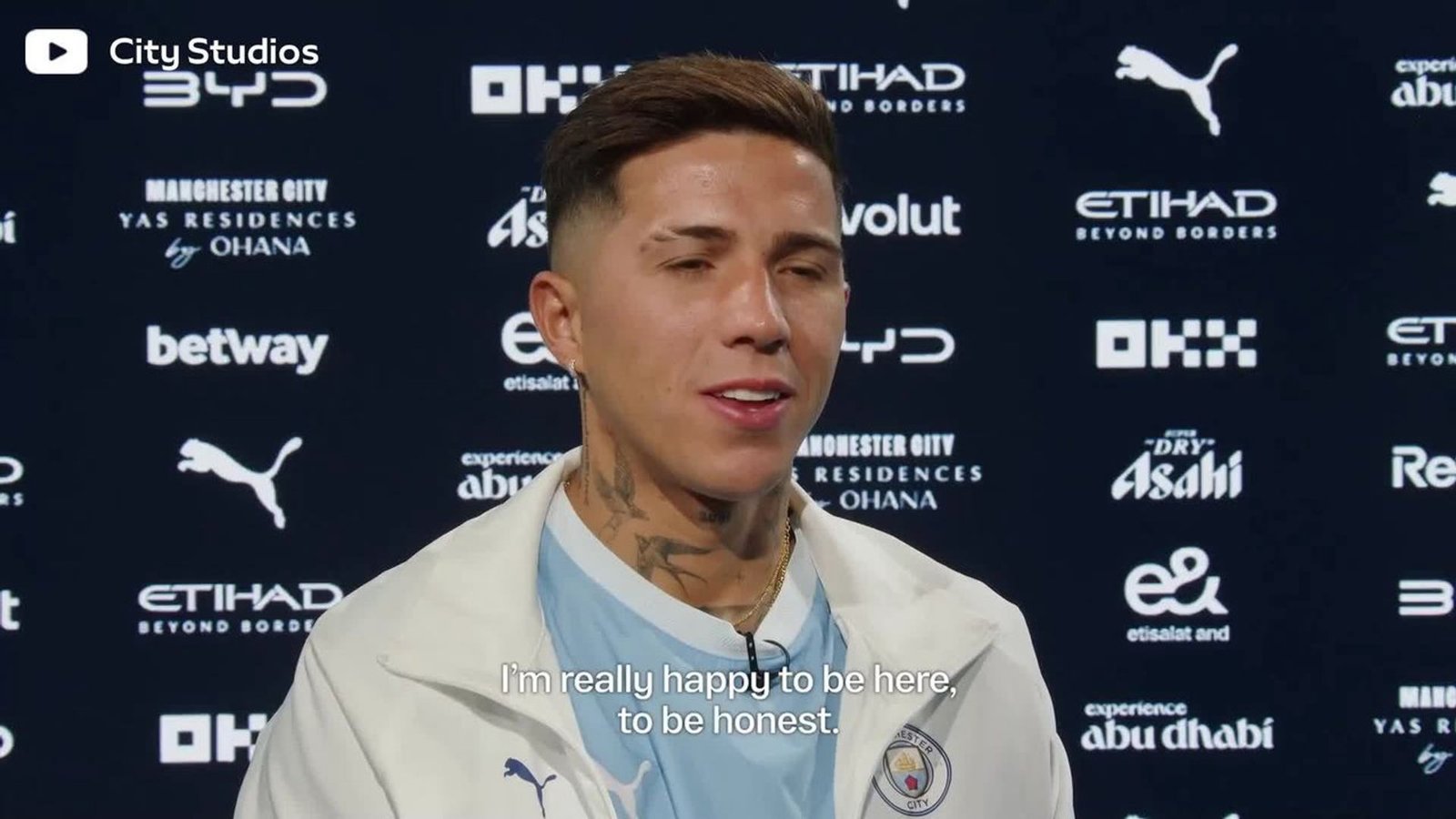 Enzo Fernandez Discusses Ambitions After Joining Manchester City