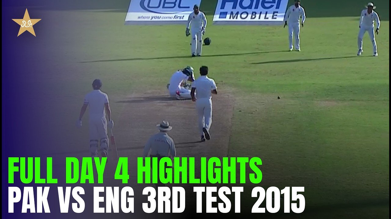 Full Day 4 Highlights 🔥 | Pakistan vs England | 3rd Test 2015 | MR1T