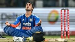 Abhishek Sharma établit un record avec le siècle le plus rapide de l'histoire des T20 internationaux