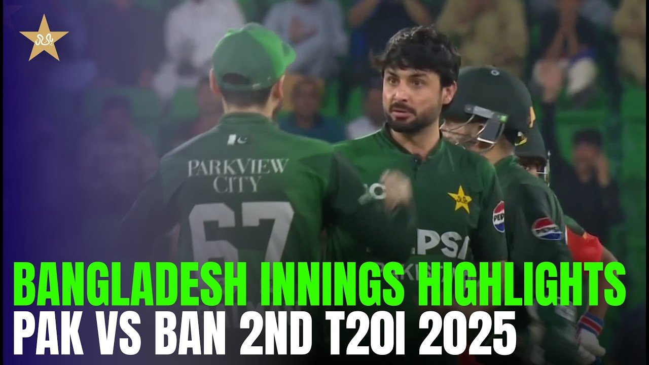 Bangladesh Innings Highlights | Pakistan vs Bangladesh | 2nd T20I 2025      | MR1T