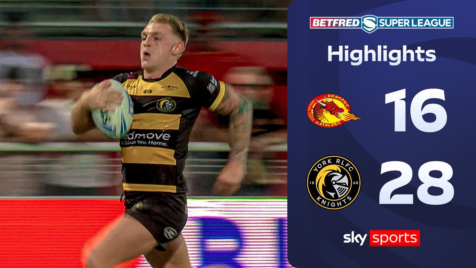 York Knights Snap Losing Streak with Victory Over Catalans Dragons