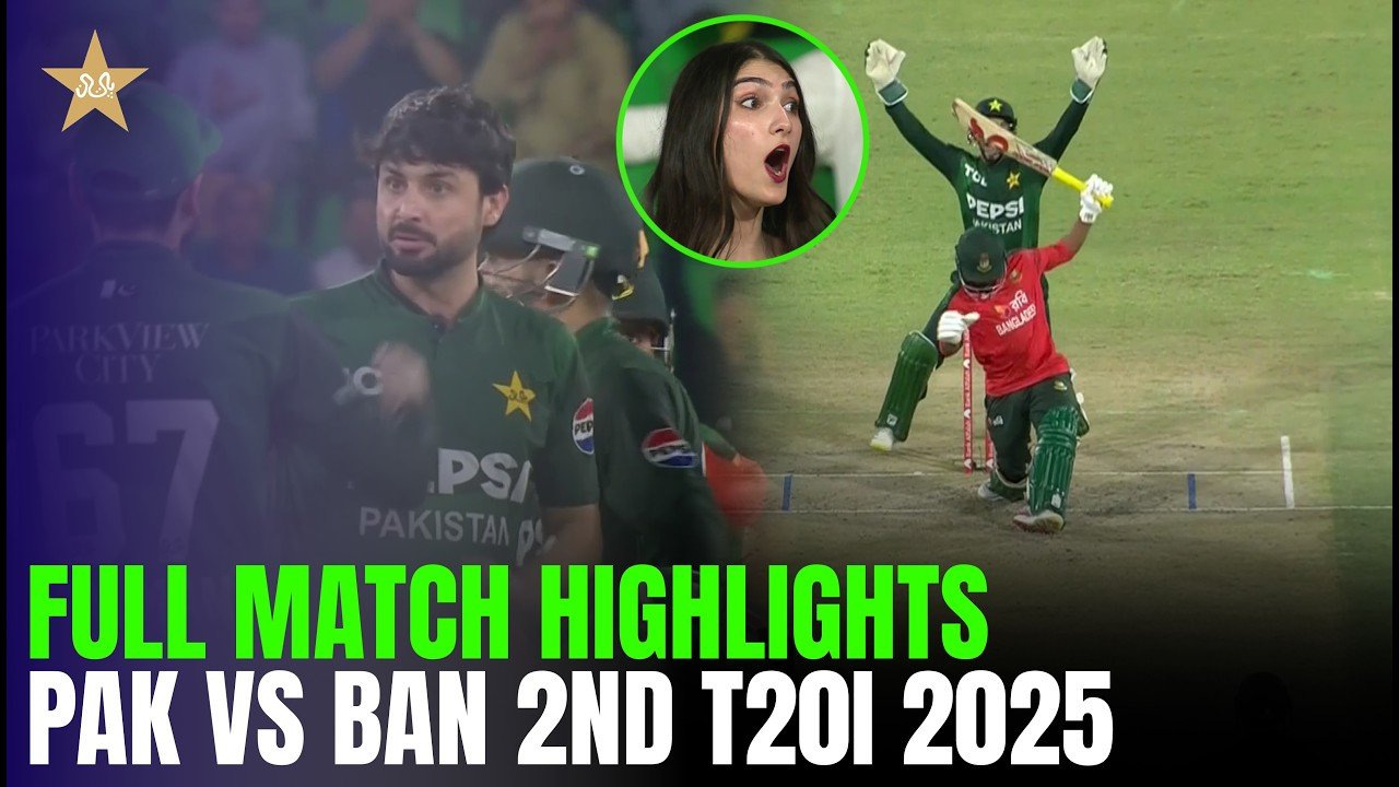 Full Match Highlights | Pakistan vs Bangladesh | 2nd T20I 2025 | MR1T
