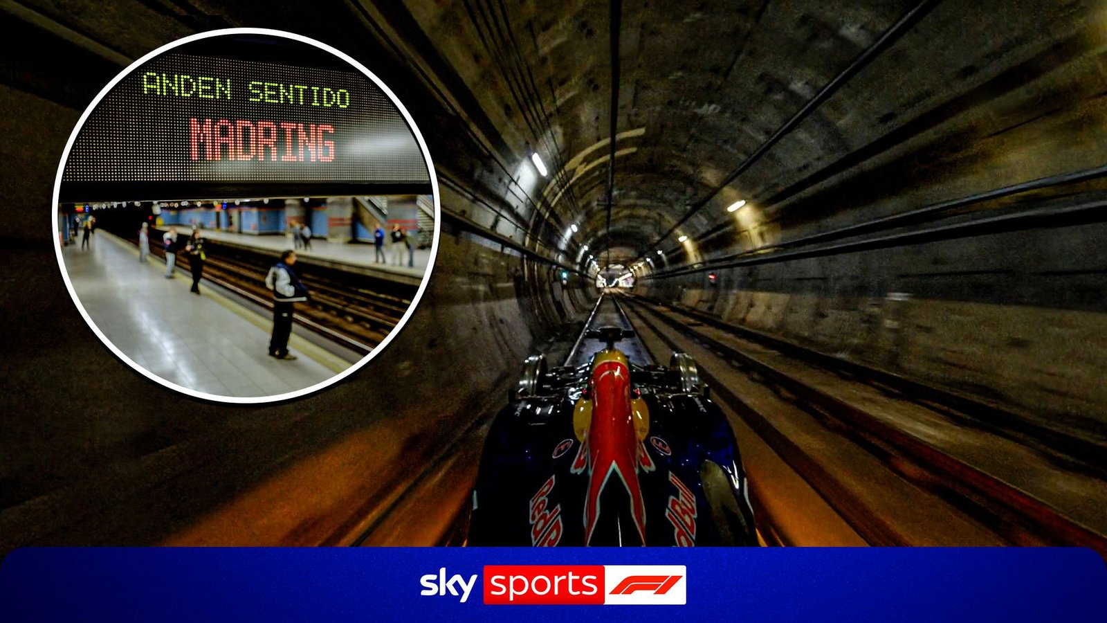 Red Bull Racing Makes History with Unique Madrid Metro Stunt