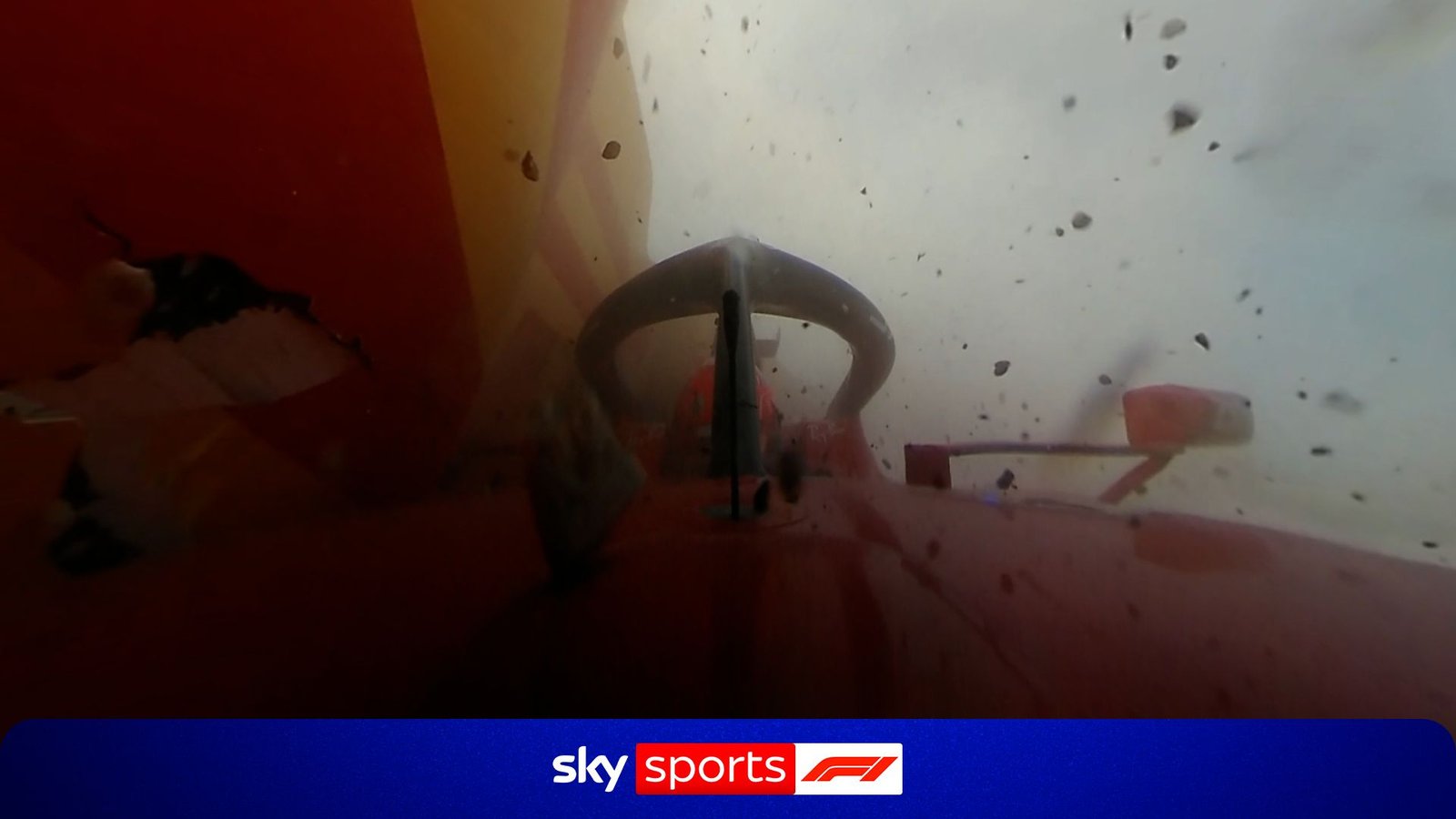 360-Degree Footage of Charles Leclerc's Crash at Italian Grand Prix Revealed
