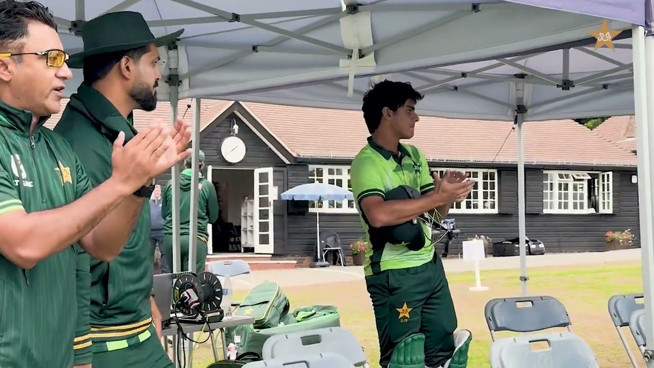 🎥 Glimpses from Pakistan U19's dominant 177-run win over ENG U19 in the first Youth ODI at Arundel 🏏