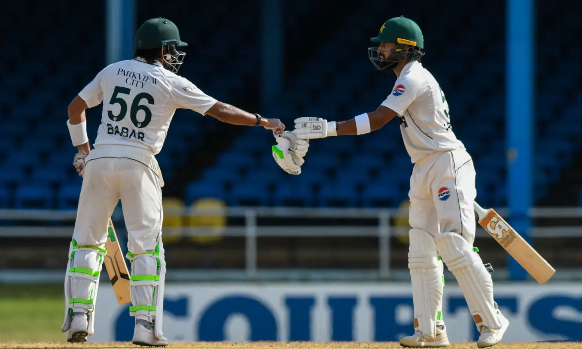 Shafique and Babar Shine as Pakistan Respond Strongly Against West Indies in Trinidad Test