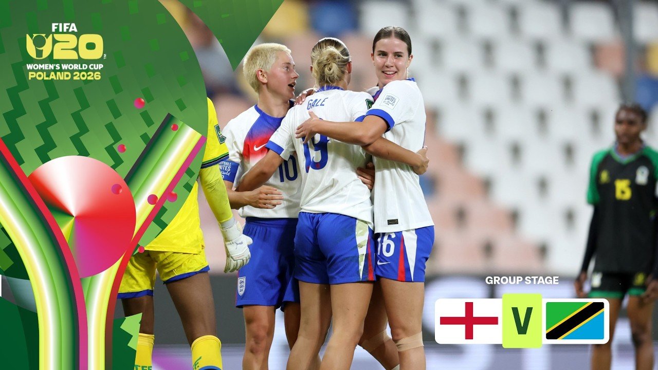 Highlights | England 5-1 Tanzania | FIFA U-20 Women's World Cup 2026™