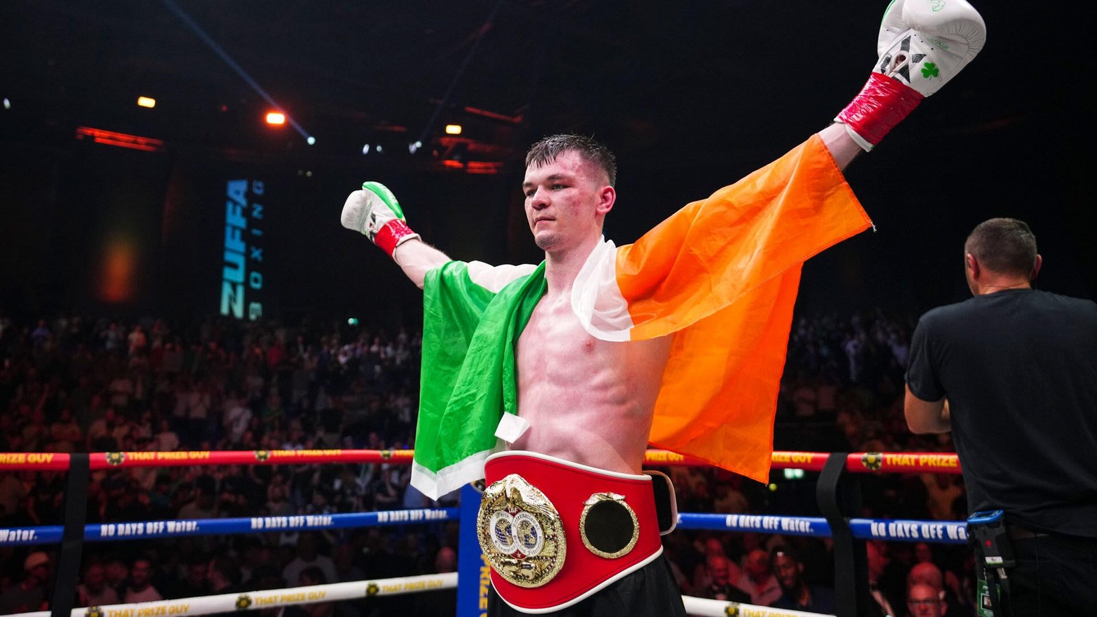 Aaron McKenna Claims IBF Middleweight Title at Zuffa Boxing 10, Callum Walsh Secures Victory After Knockdown