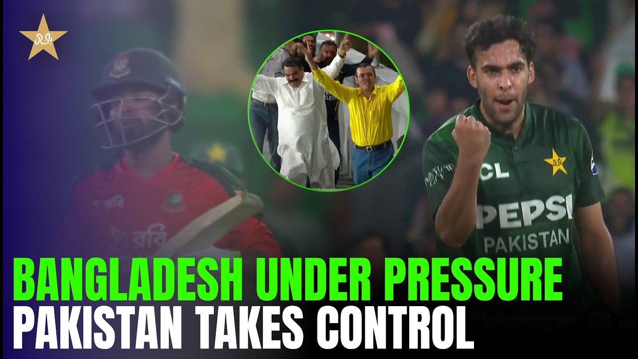 Pakistan Bowling Takes Control! 💥 | Bangladesh Fall of Wickets | PAK vs BAN | 3rd T20I 2025 | MR1T
