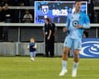 ‘There’s a baby on the field’: Toddler invades pitch during Minnesota’s MLS win over San Jose