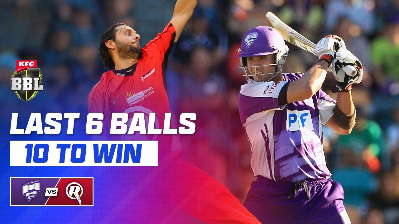 Shahid Afridi's Famous Final Over In Hobart | #BBL01