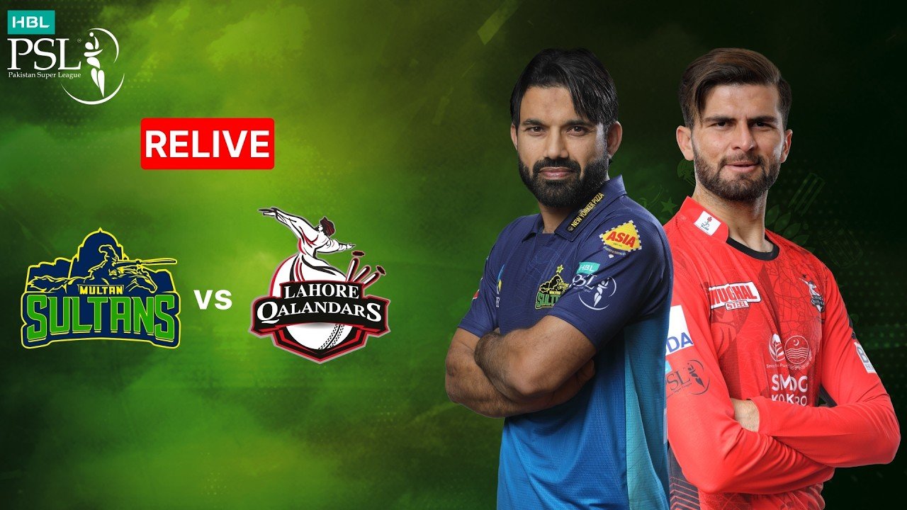 Re-Live | Multan Sultans vs Lahore Qalandars | Match 12 | HBL PSL X | M2M1J