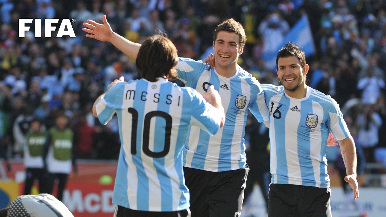 Higuain hat-trick! Argentina 4-1 Korea Republic | 2010 World Cup