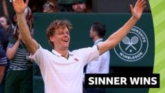 Jannik Sinner Triumphs in Thrilling Wimbledon Final Against Alexander Zverev