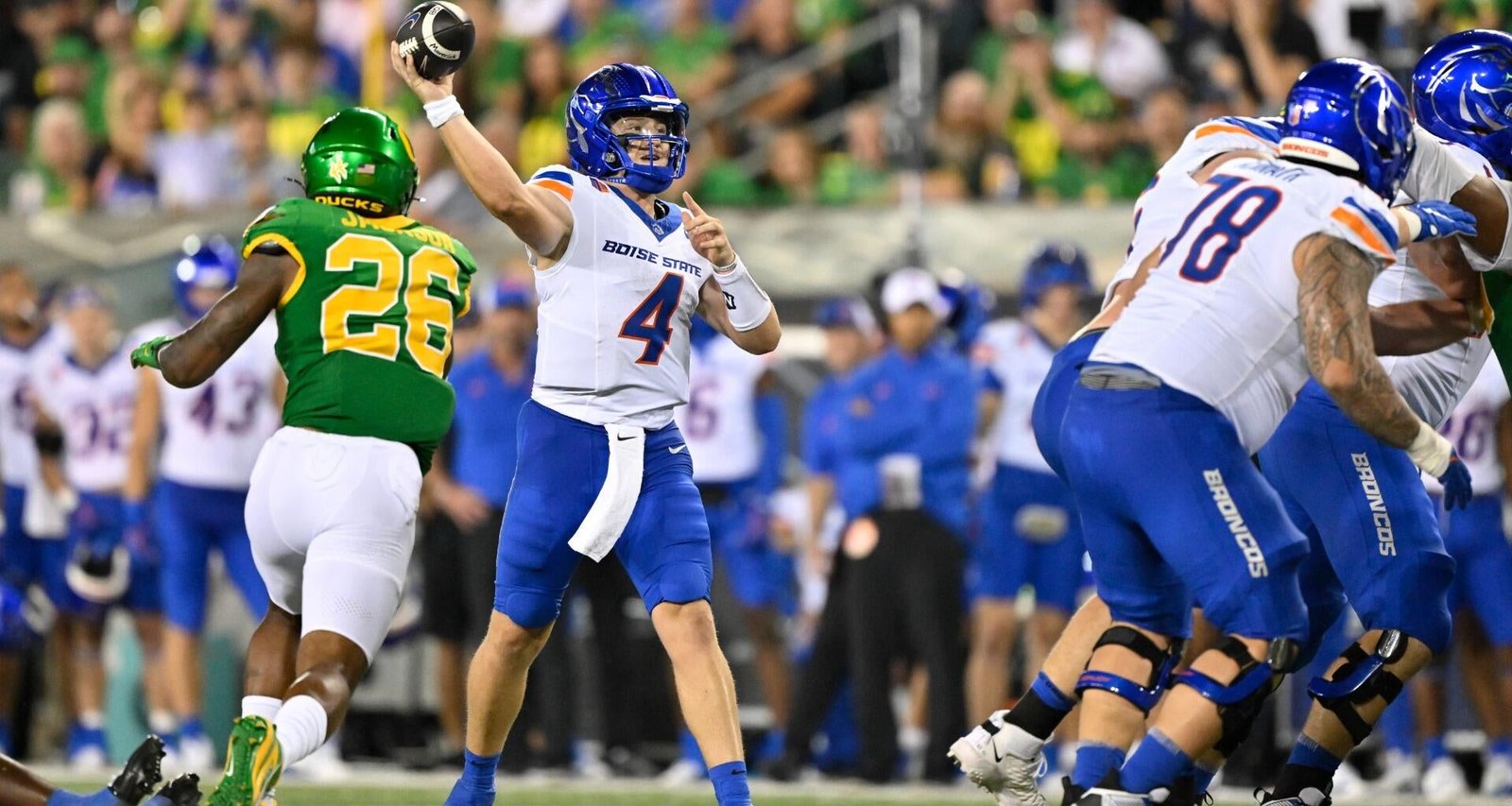 Boise State Takes on No. 2 Oregon in High-Stakes College Football Showdown