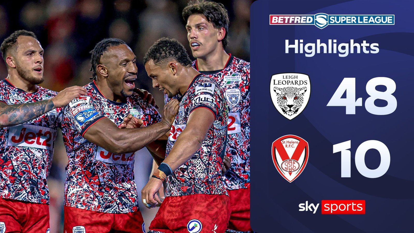Leigh Leopards Clinch Super League Play-Off Spot with Dominant Win Over St Helens