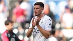 Ross Stewart to Miss Four Matches for Swansea City Due to Injury