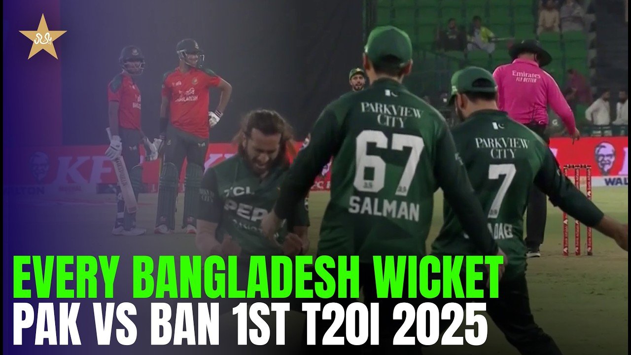 Bangladesh Lose Wickets Rapidly! 🔥 | Pakistan vs Bangladesh | 1st T20I 2025 | MR1T